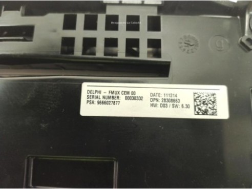 9666027877, MANDO CLIMA CITROEN C4 II (B7)|Desguaces La Cabaña