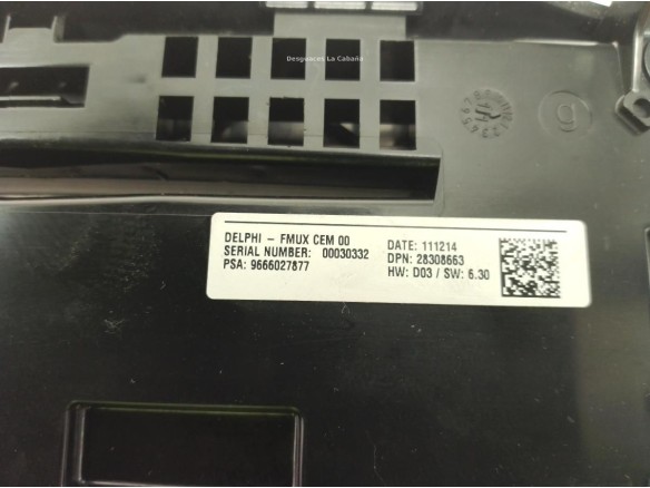 9666027877, MANDO CLIMA CITROEN C4 II (B7)|Desguaces La Cabaña