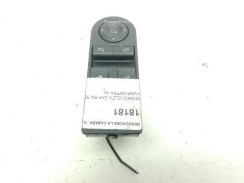 MANDO ELEVALUNAS PUERTA LAT TRA DER OPEL ZAFIRA B (A05)|Desguaces La Cabaña