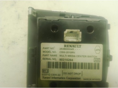 253B00004R MANDO MULTIMEDIA RENAULT SCÉNIC III (JZ0/1_)|Desguaces La Cabaña