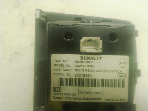 253B00004R MANDO MULTIMEDIA RENAULT SCÉNIC III (JZ0/1_)|Desguaces La Cabaña