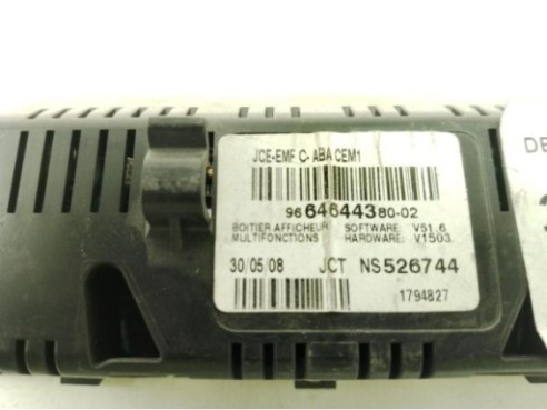 9664644380, DISPLAY CITROEN C4 I (LC_)|Desguaces La Cabaña