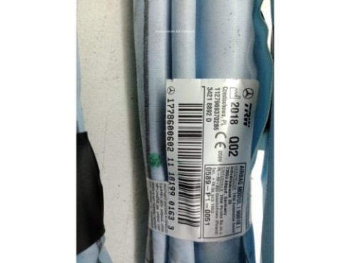  1778600602 AIRBAG CORTINA DER MERCEDES BENZ CLASE A (W177)|Desguaces La Cabaña