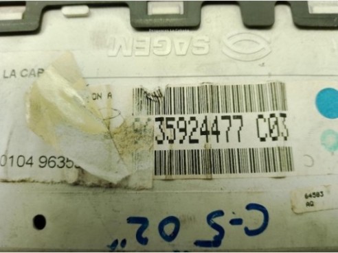 9635924477, DISPLAY CITROEN C5 I (DC_)|Desguaces La Cabaña