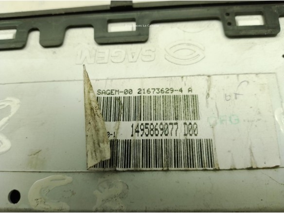 1495869077, DISPLAY CITROEN C8 (EA_, EB_)|Desguaces La Cabaña
