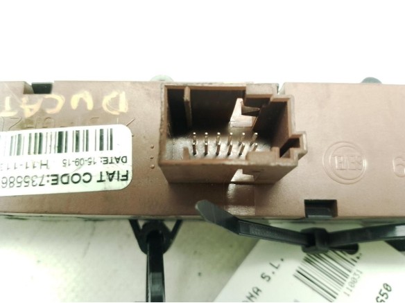7355861650, INTERRUPTOR WARNING FIAT DUCATO Furgón (250_, 290_)|Desguaces La Cabaña