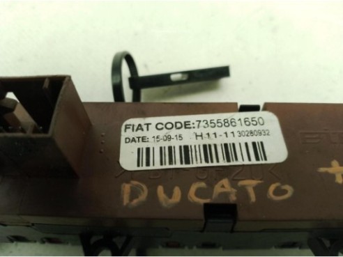 7355861650, INTERRUPTOR WARNING FIAT DUCATO Furgón (250_, 290_)|Desguaces La Cabaña