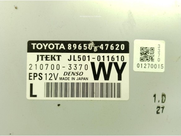 8965047620 MODULO ELECTRONICO TOYOTA PRIUS PLUS (_W4_)|Desguaces La Cabaña