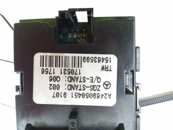 A2469050451 INTERRUPTOR FRENO MANO ELECTRICO MERCEDES BENZ CLASE A (W176) |Desguaces La Cabaña