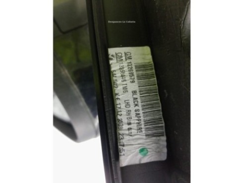 13329089 ESPEJO DER OPEL INSIGNIA A (G09)|Desguaces La Cabaña