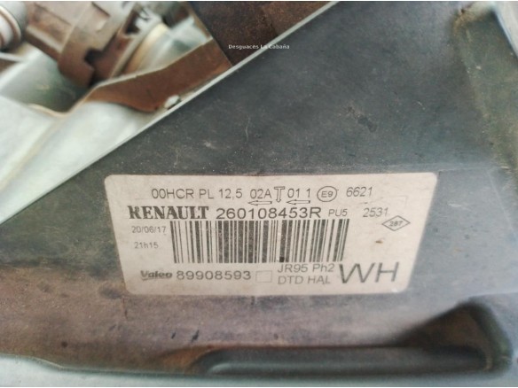 260108453R FARO DERECHO RENAULT GRAND SCENIC III (JZ0/1_)|Desguaces La Cabaña