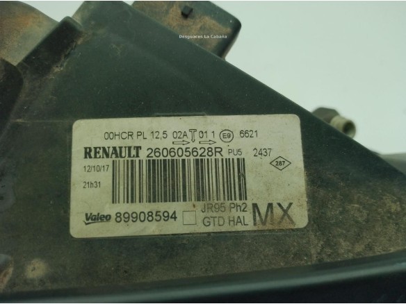 260605628R, 260605628R FARO IZQUIERDO RENAULT GRAND SCENIC III (JZ0/1_)|Desguaces La Cabaña