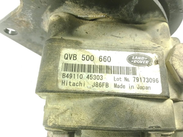 QVB500660 BOMBA DIRECCION LAND ROVER RANGE ROVER SPORT (L320) |Desguaces La Cabaña