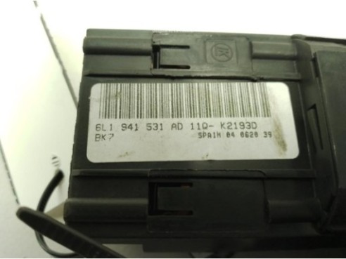 6L1941531AD, CONMUTADOR LUCES SEAT IBIZA III (6L1)|Desguaces La Cabaña