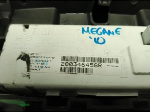 280346458R, DISPLAY RENAULT MEGANE III Fastback (BZ0_)|Desguaces La Cabaña