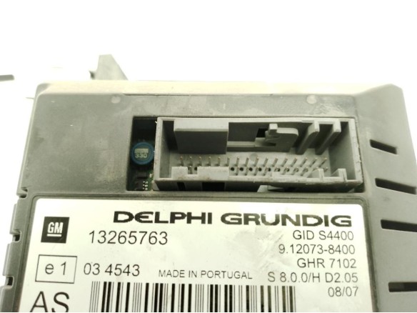 13265763AS, DISPLAY OPEL CORSA D (S07)|Desguaces La Cabaña