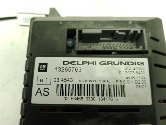 13265763AS, DISPLAY OPEL CORSA D (S07)|Desguaces La Cabaña