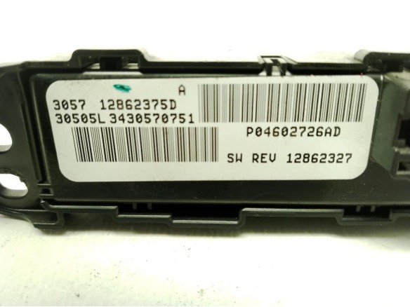 P04602726AD, INTERRUPTOR WARNING JEEP COMPASS (MK49)|Desguaces La Cabaña