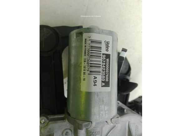 9678423580 MOTOR LIMPIAPARABRISAS TRA PEUGEOT 2008|Desguaces La Cabaña