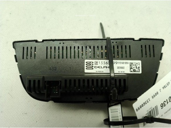 13360099, MANDO CLIMA OPEL ASTRA J (P10)|Desguaces La Cabaña