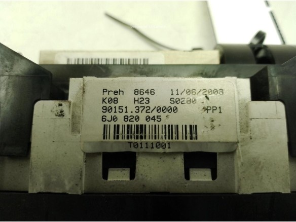 6J0820045, MANDO CALEFACCION SEAT IBIZA IV (6J5, 6P1)|Desguaces La Cabaña