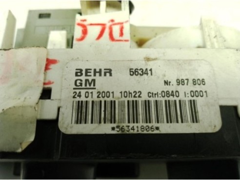 56341891, MANDO CALEFACCION OPEL ASTRA G Fastback (T98)|Desguaces La Cabaña