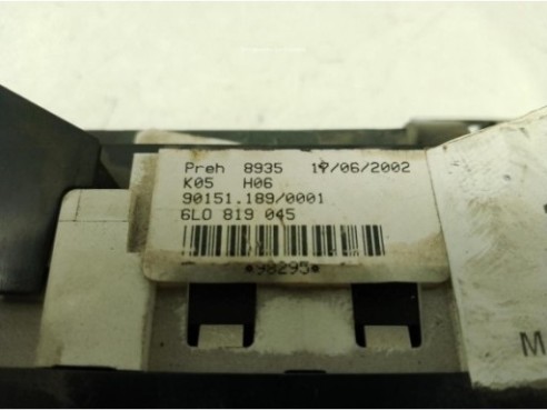 6L0819045, MANDO CALEFACCION SEAT IBIZA III (6L1)|Desguaces La Cabaña