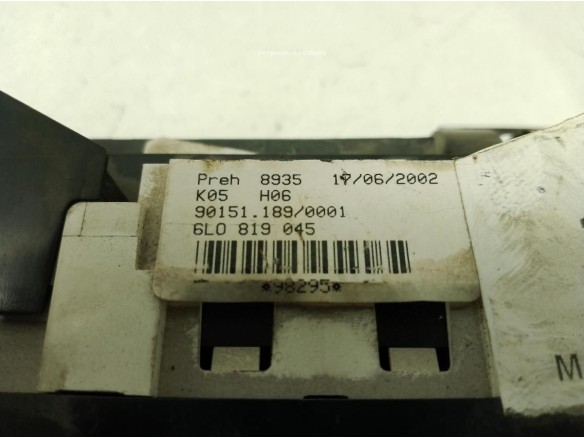 6L0819045, MANDO CALEFACCION SEAT IBIZA III (6L1)|Desguaces La Cabaña