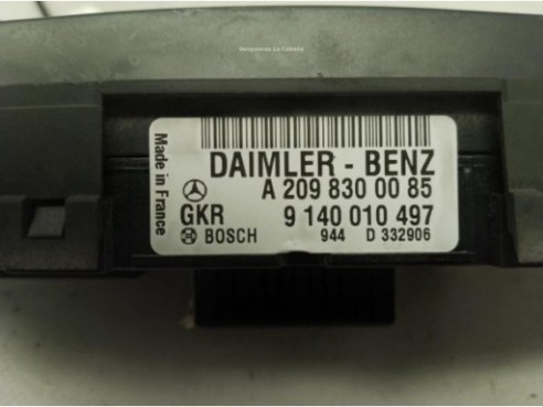 A2098300085 MANDO CLIMA MERCEDES BENZ CLK (C209)|Desguaces La Cabaña