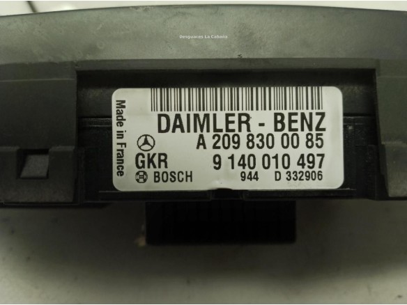A2098300085 MANDO CLIMA MERCEDES BENZ CLK (C209)|Desguaces La Cabaña