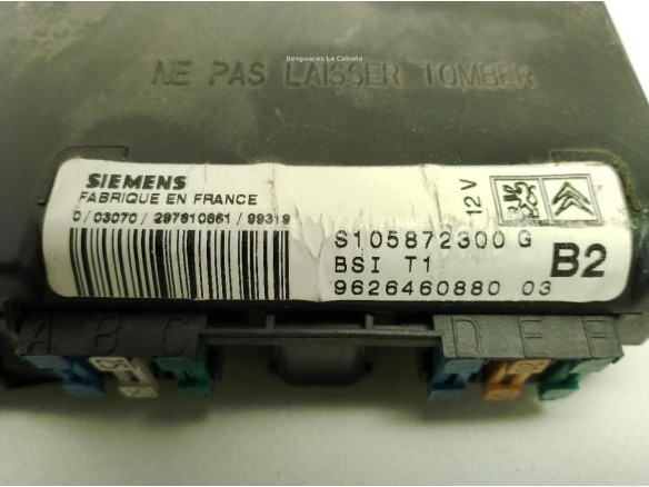 CENTRALITA SIEMENS CENTRALITA MOTOR PEUGEOT 206 Fastback (2A/C)|Desguaces La Cabaña