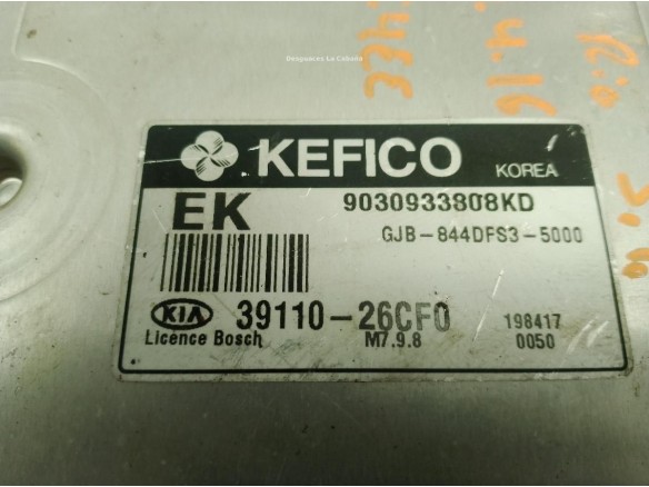 3911026CF0, CENTRALITA MOTOR KIA CEE'D Fastback (ED)|Desguaces La Cabaña