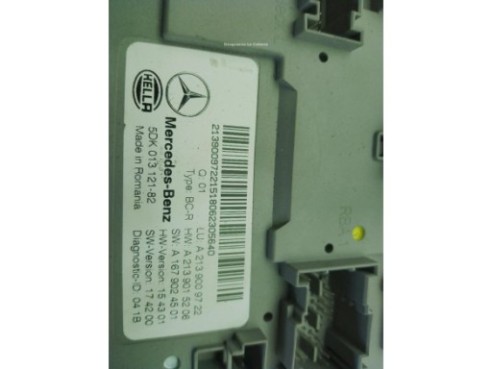 A2139009722 MODULO ELECTRONICO MERCEDES BENZ CLASE E (W213)|Desguaces La Cabaña