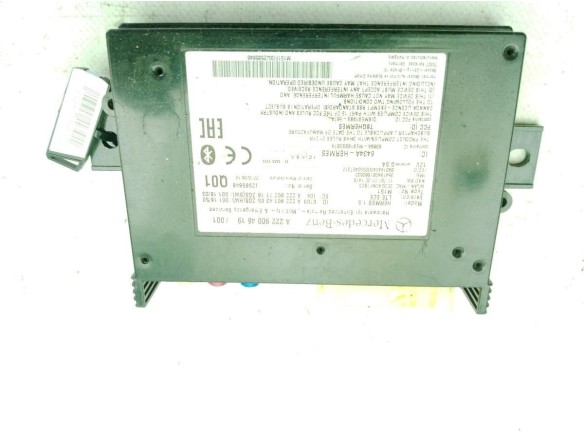 A0009007604, A2229004619 MODULO ELECTRONICO MERCEDES BENZ CLASE E (W213)|Desguaces La Cabaña