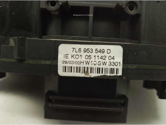 7L6953549D, MANDO COMPLETO VW TOUAREG (7LA, 7L6, 7L7)|Desguaces La Cabaña