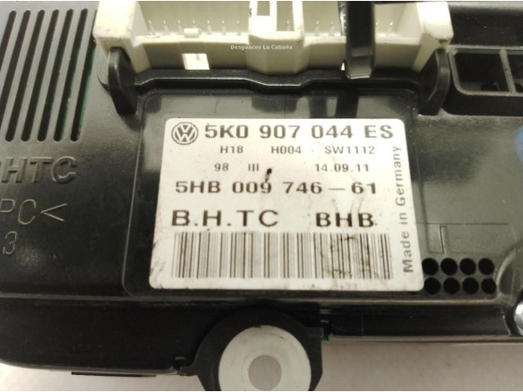 5K0907044ES, MANDO CLIMA VW PASSAT (362)|Desguaces La Cabaña