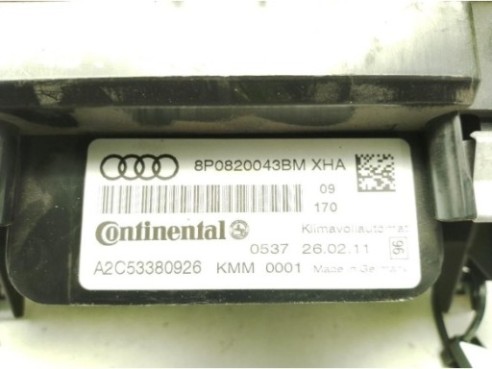 8P0820043BM, MANDO CLIMA AUDI A3 Sportback (8PA)|Desguaces La Cabaña