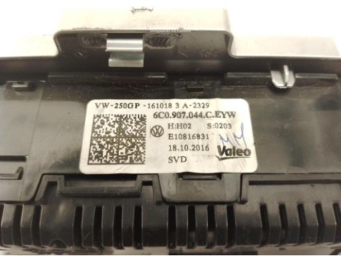 6C0907044, MANDO CLIMA VW POLO (6R1, 6C1)|Desguaces La Cabaña