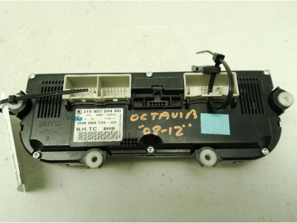 3T0907044BD, MANDO CLIMA SKODA OCTAVIA III (5E3, NL3, NR3)|Desguaces La Cabaña