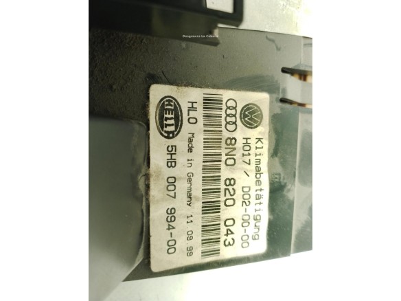 8N0820043, MANDO CLIMA AUDI TT (8N3)|Desguaces La Cabaña