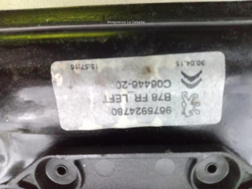 ELEVALUNAS PUERTA LAT DEL IZQ CITROEN C4 Picasso II |Desguaces La Cabaña