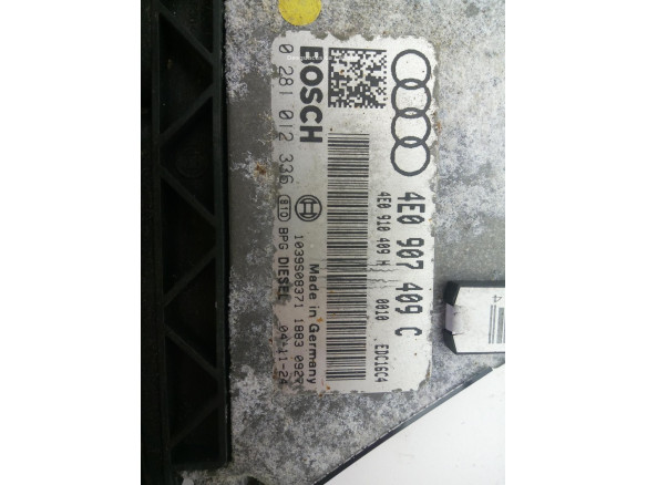 4E0907409C, CENTRALITA MOTOR AUDI A8 (4E2, 4E8) |Desguaces La Cabaña
