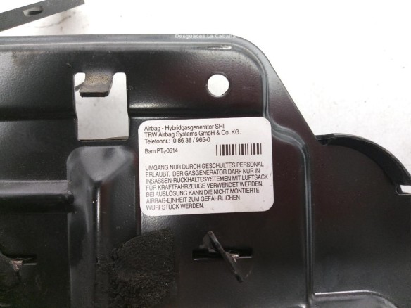 SinValor AIRBAG PUERTA LAT DEL DER MERCEDES BENZ CLASE M (W163) |Desguaces La Cabaña