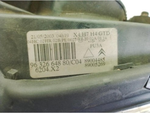 6204X2, 9632664880 FARO IZQUIERDO CITROEN C5 I (DC_)|Desguaces La Cabaña