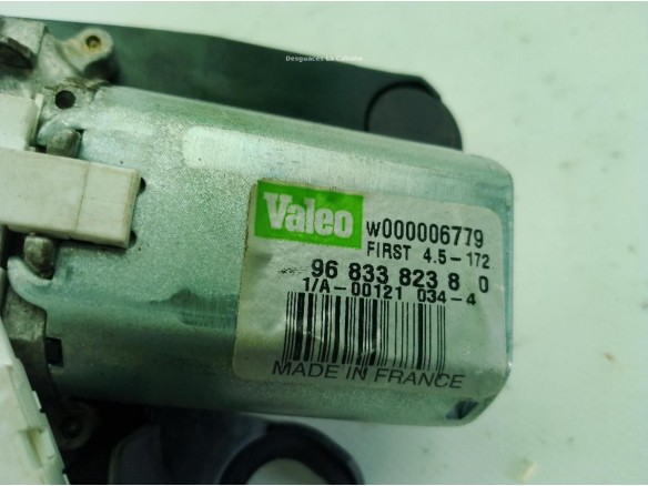 6405QJ, 9683382380 MOTOR LIMPIAPARABRISAS TRA CITROEN C3 II|Desguaces La Cabaña
