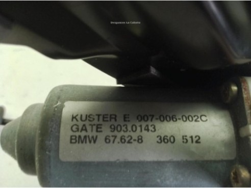 51348159833, 8360512 ELEVALUNAS PUERTA LAT TRA IZQ BMW 5 (E39)|Desguaces La Cabaña