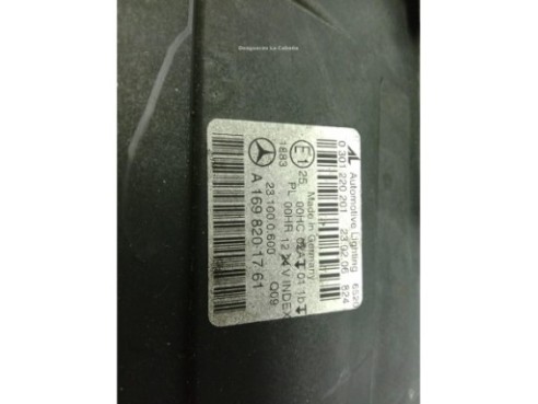 A1698201761 FARO IZQUIERDO MERCEDES BENZ CLASE B (W245)|Desguaces La Cabaña