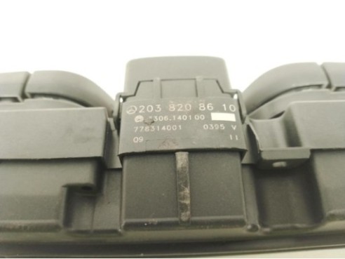 2038208610, INTERRUPTOR WARNING MERCEDES BENZ CLASE C (W203)|Desguaces La Cabaña