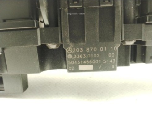 2038700110, INTERRUPTOR WARNING MERCEDES BENZ CLASE C (W203)|Desguaces La Cabaña