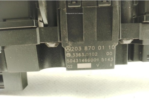 2038700110, INTERRUPTOR WARNING MERCEDES BENZ CLASE C (W203)|Desguaces La Cabaña